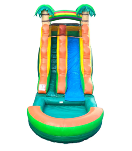 Tropical Inflatable Slides Above