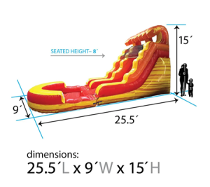 Inflatable Fire Slide Rental